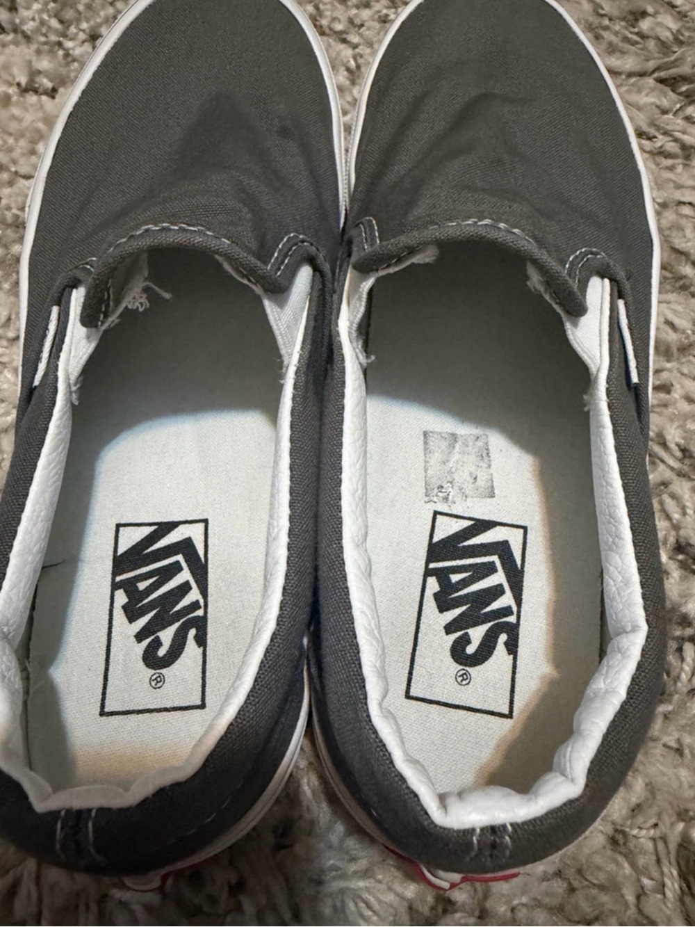 Vans Slip-On Sneakers - Gray & White - Picture 10 of 10